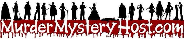 murder mystery host logo