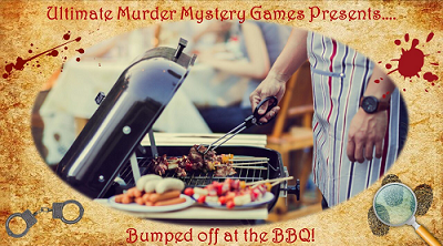 Bumped off at the Barbeque murder mystery party game