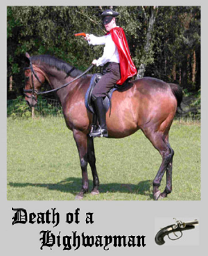 Death of a Highwayman murder mystery party game