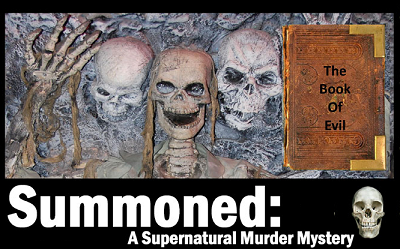 Summoned murder mystery party game